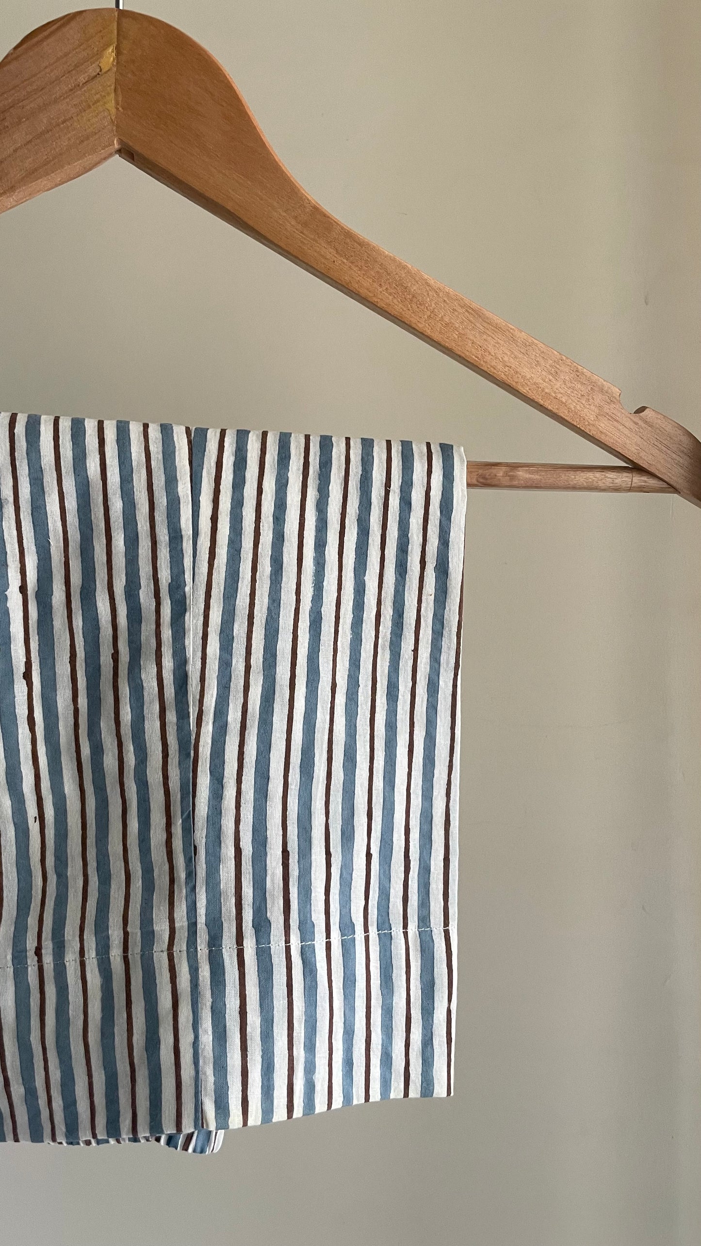 Butti & Stripe Hand block Printed Set