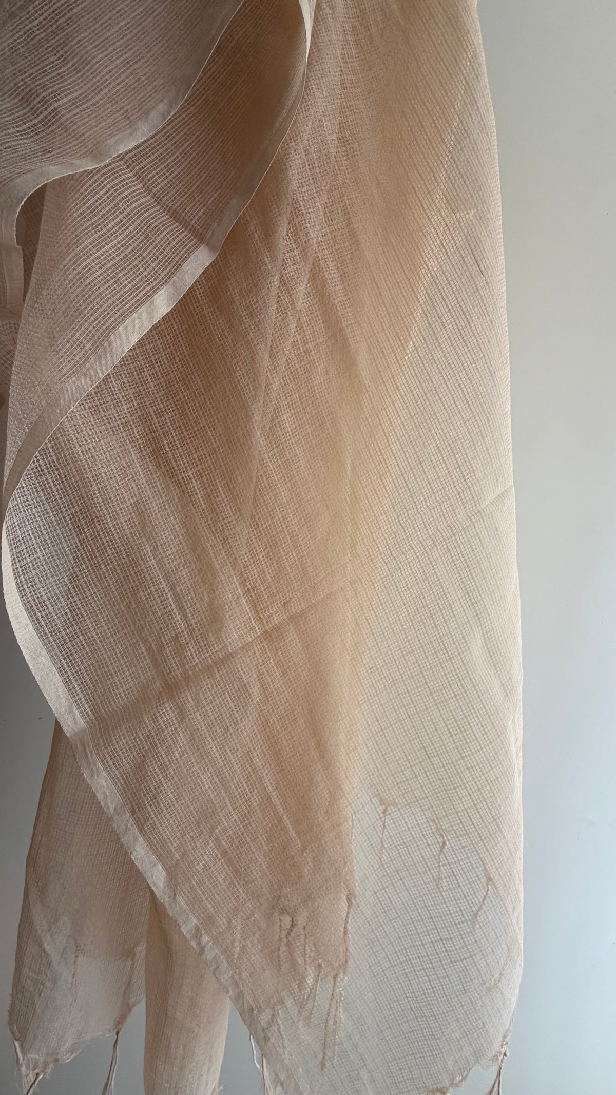 Beige & Black A-line with Handblock Printed Pant Set