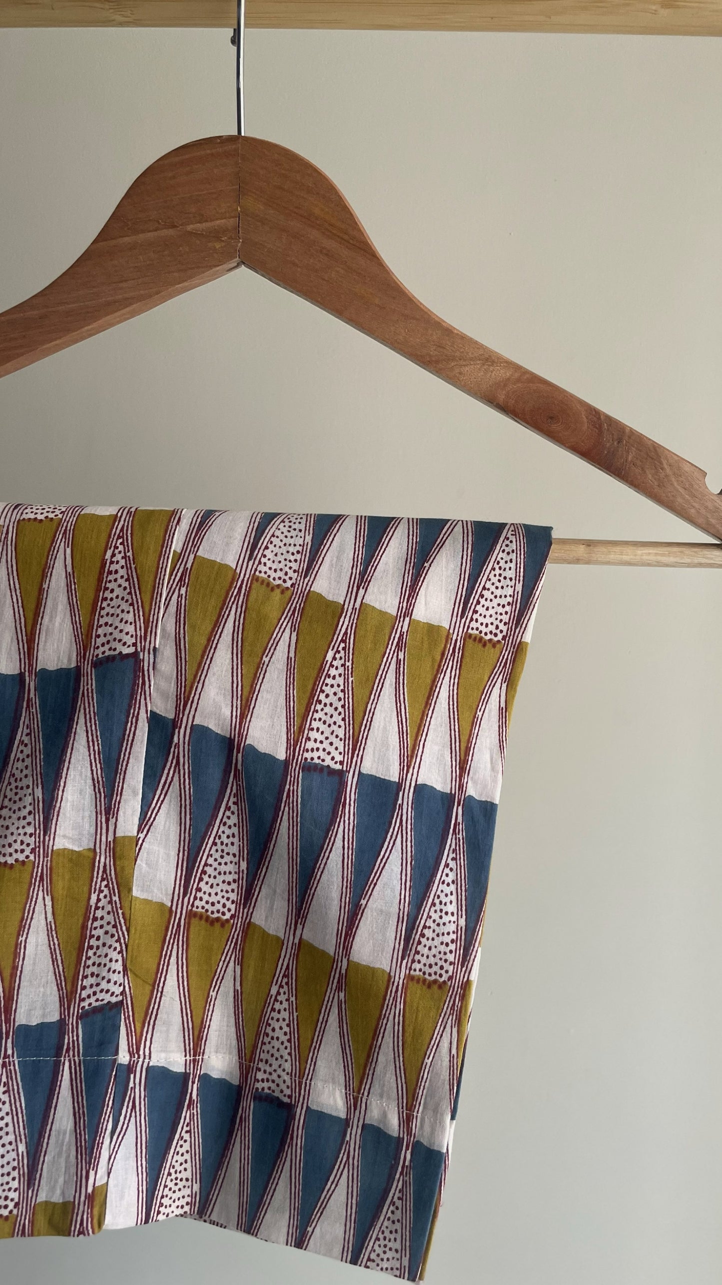 Geomtric Print Cotton A-line Kurta Set