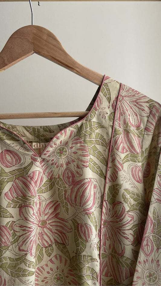 Floral All over Printed A-line Kurta Set