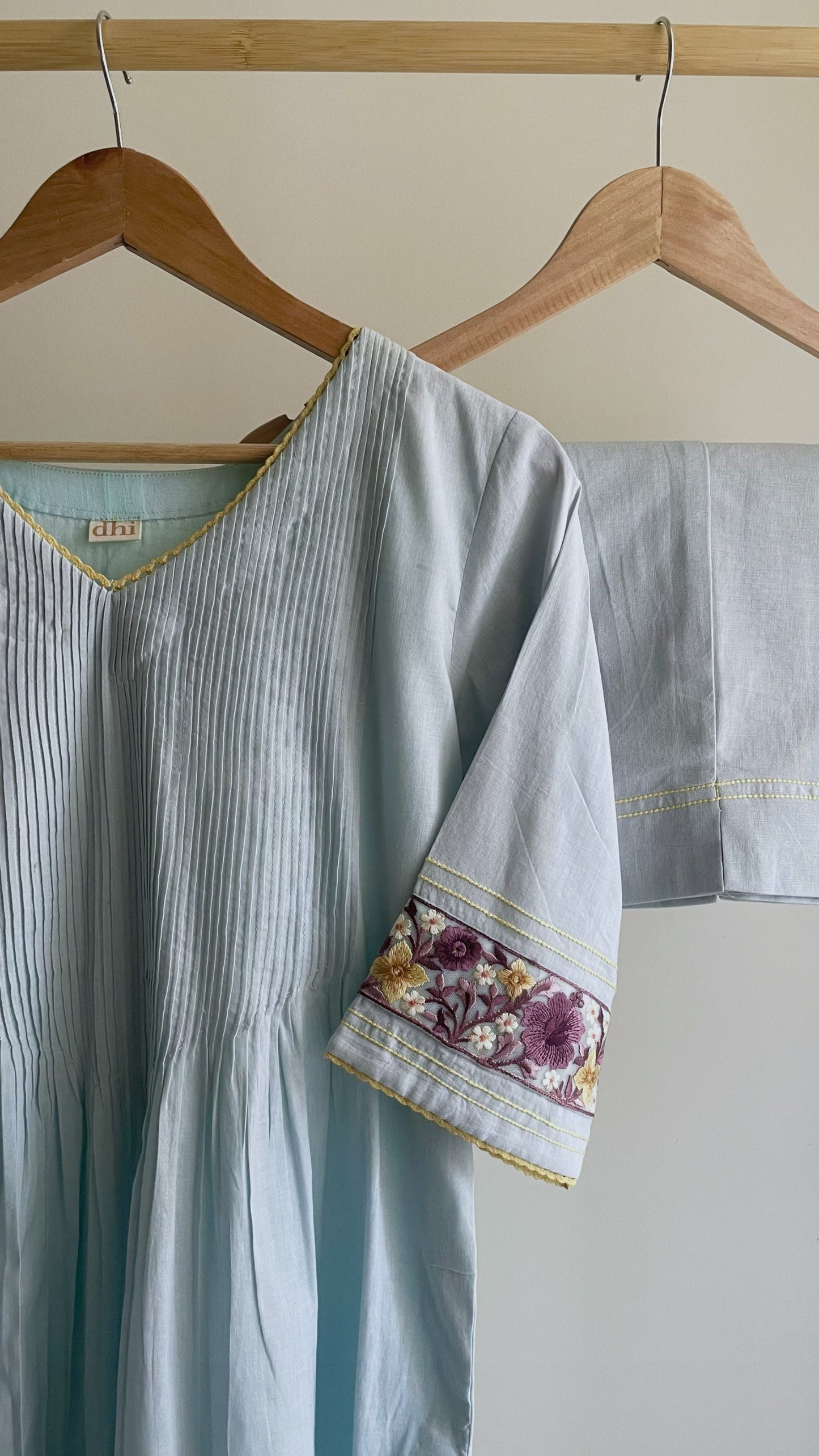 Powder Blue Mul-Mul Set
