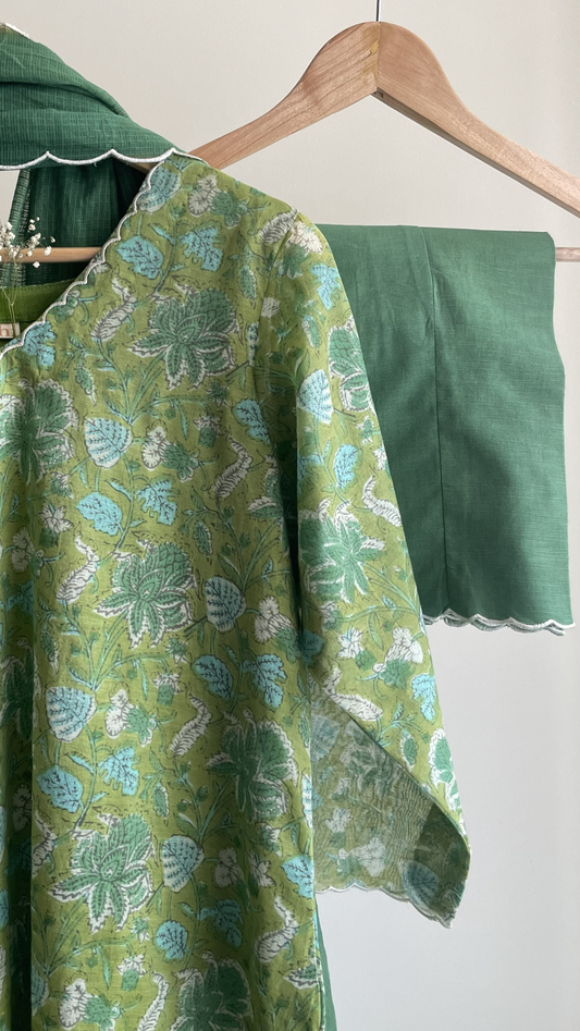 Handblock Printed Chanderi