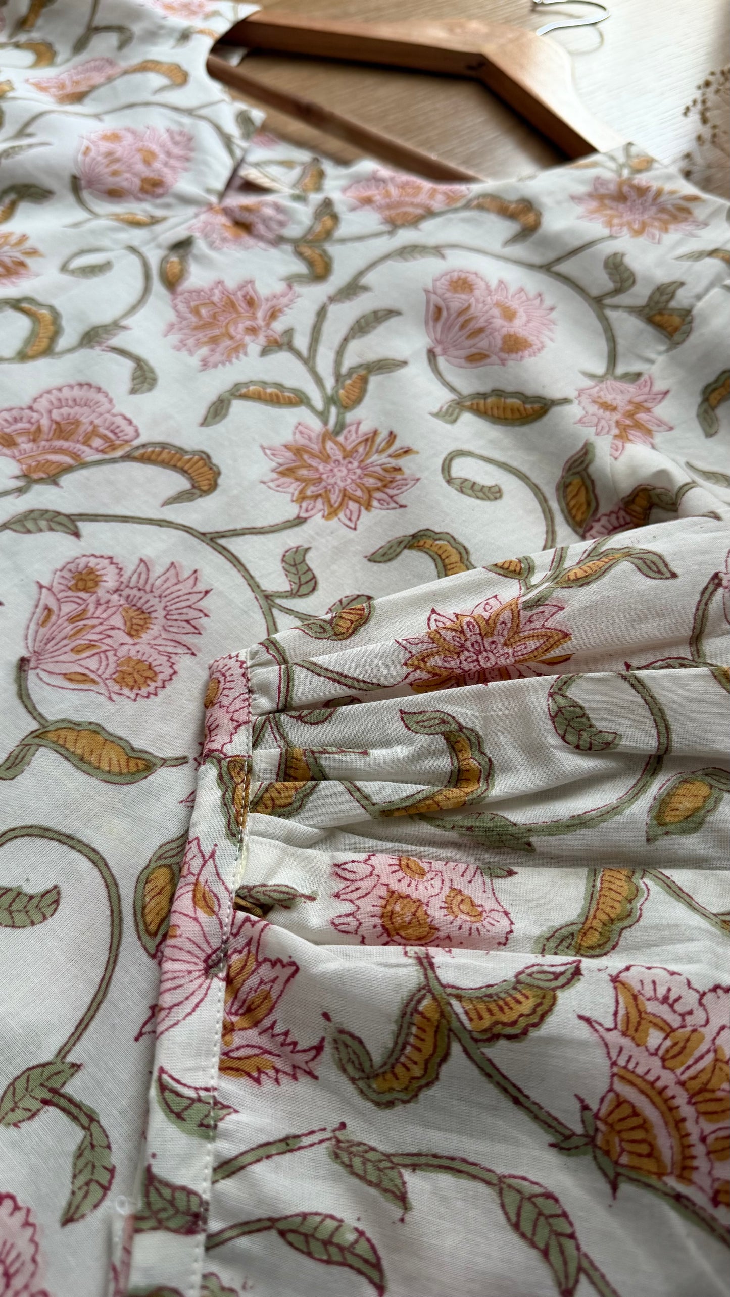 Jaal & Stripe Hand block Printed Set