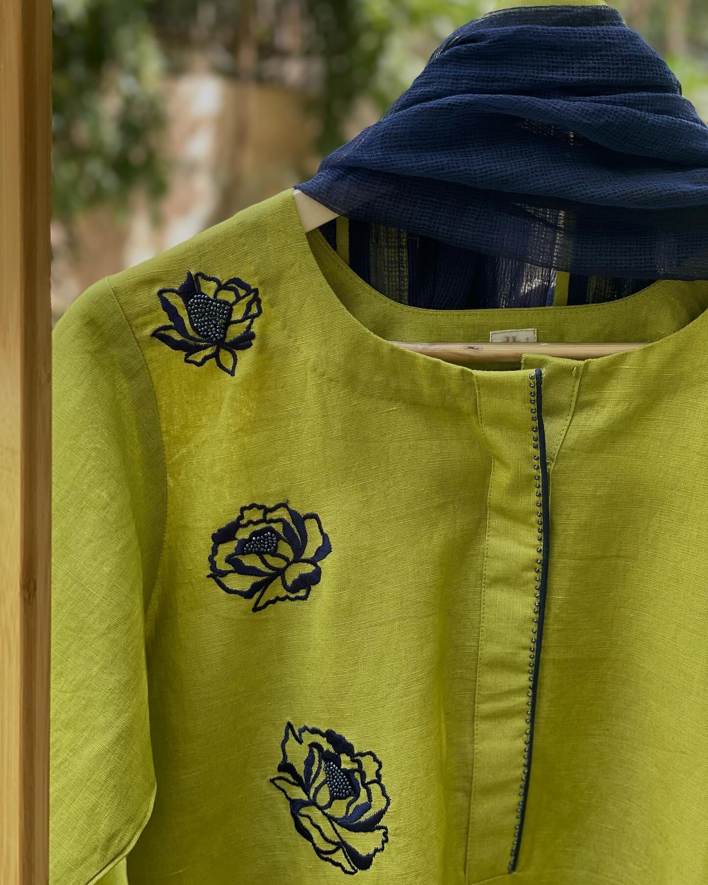 Lime Festive Kurta Set