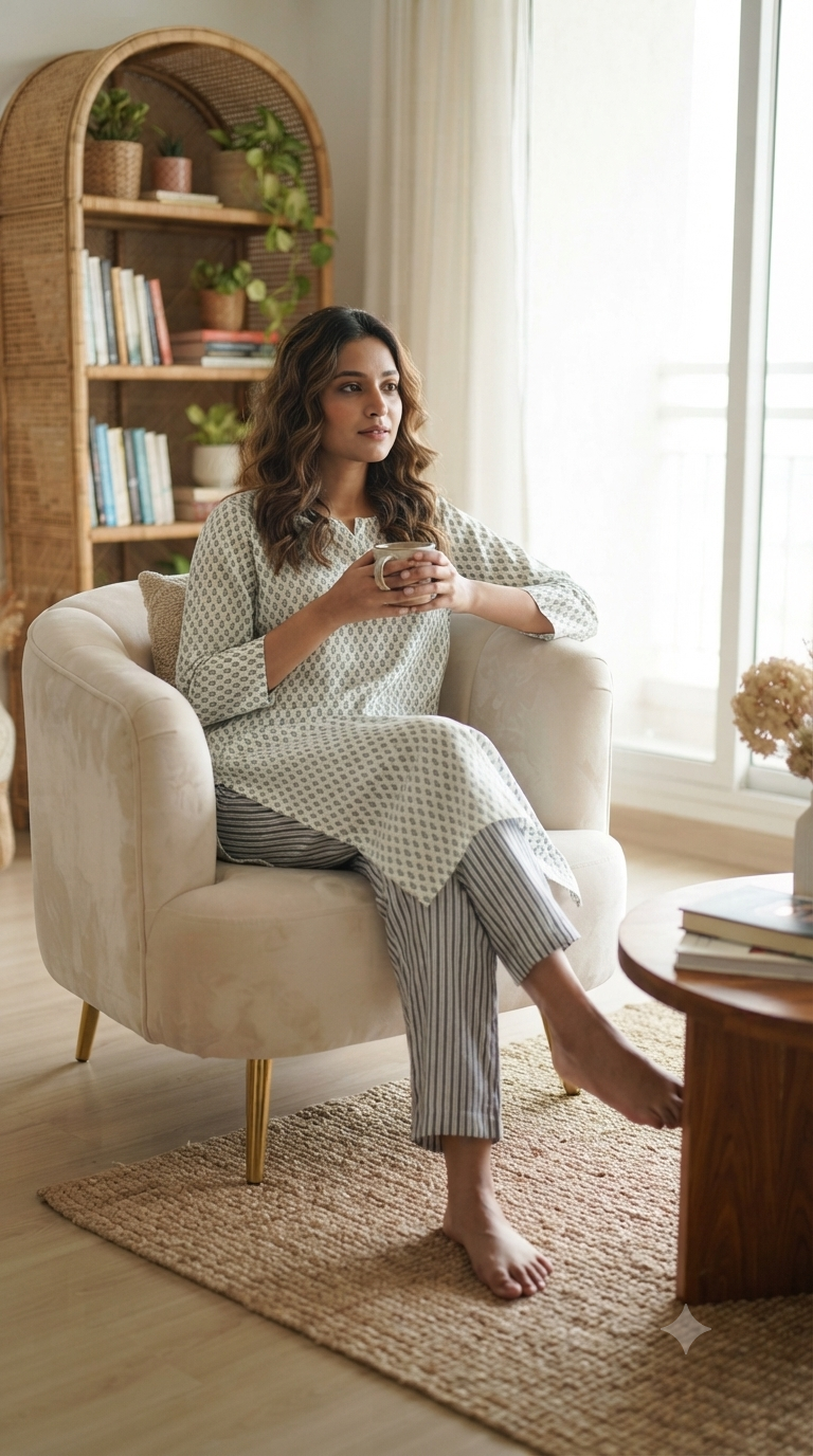 BUTTI & STRIPE CO-ORD SET