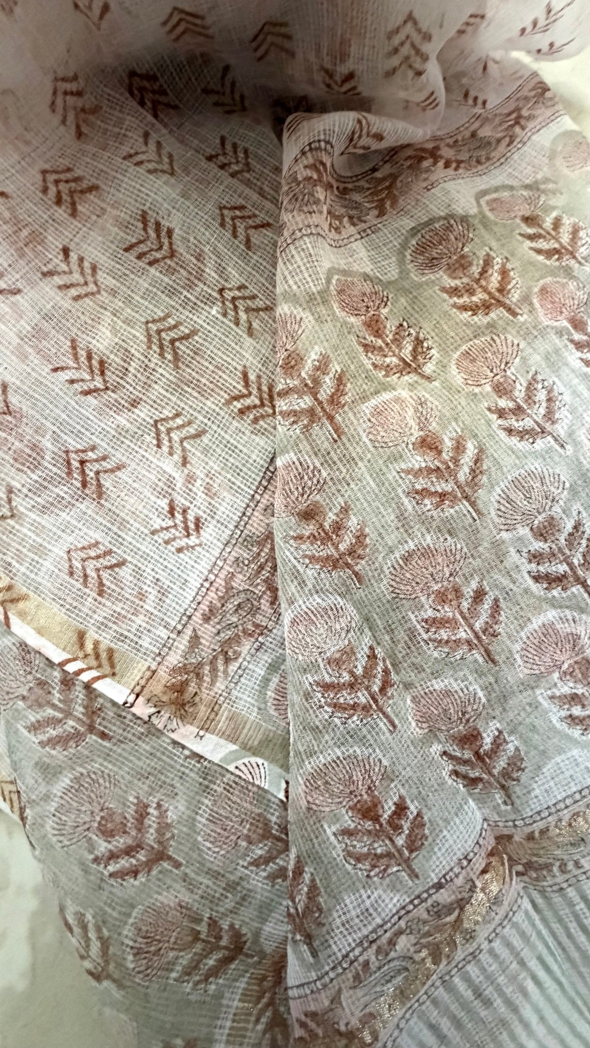 Pastel Butti Hand-Block Printed Set