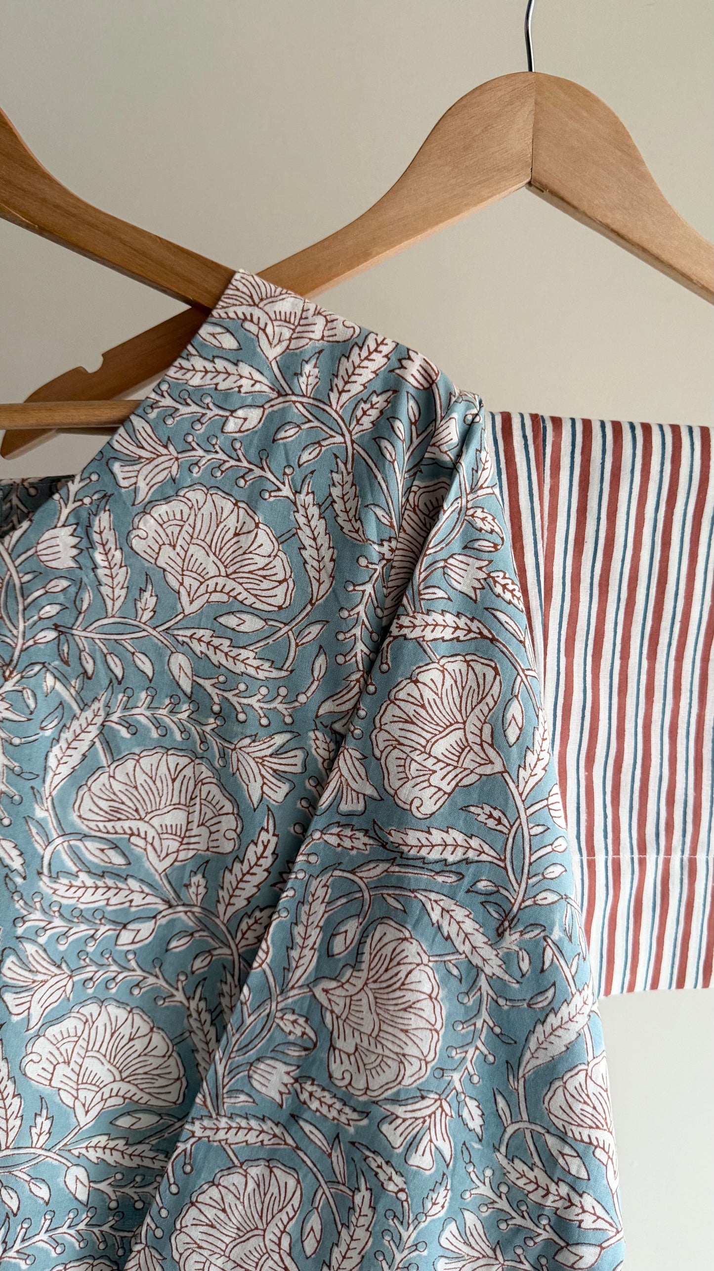 Jaal & Stripe Hand block Printed Set