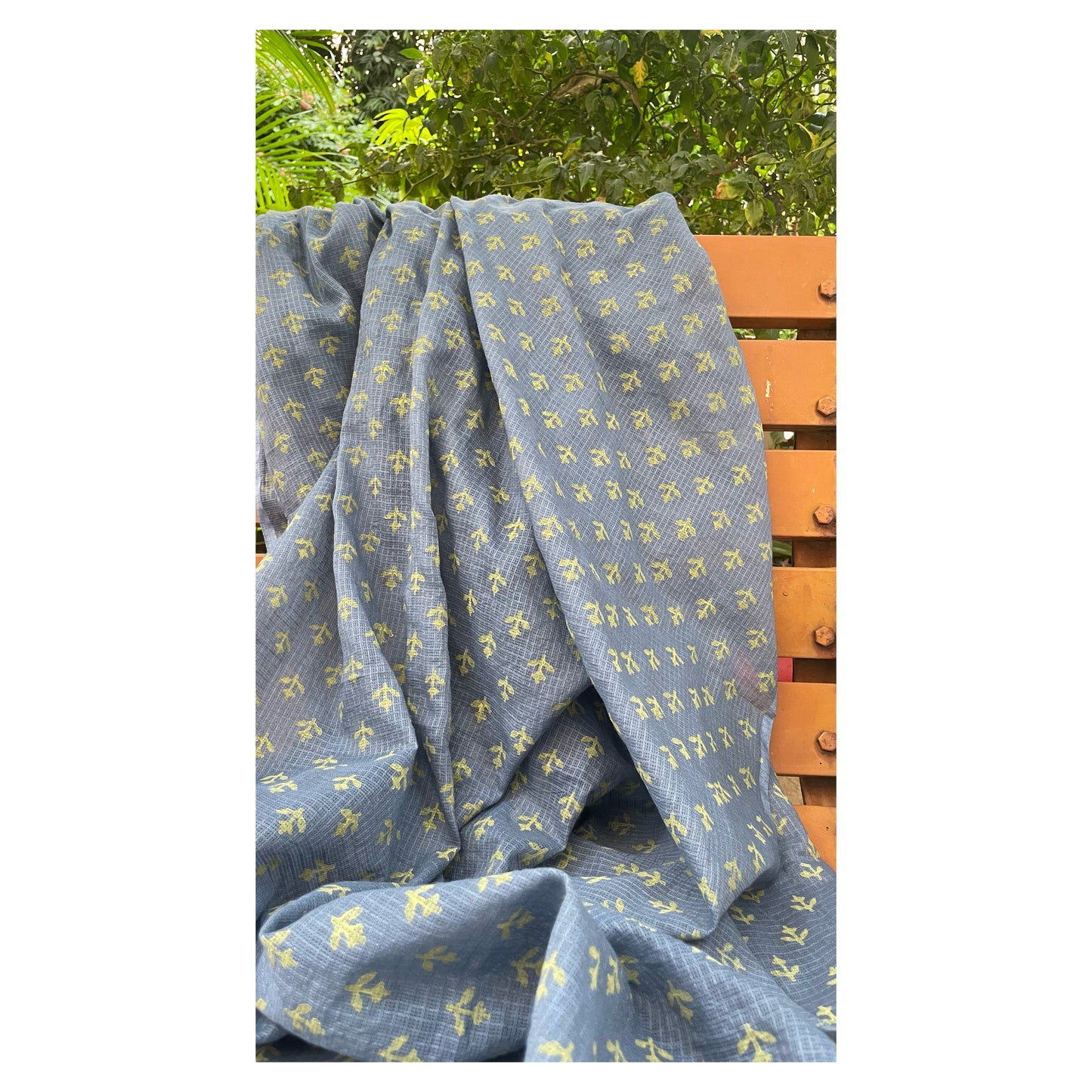 The Indigo Bloom HandBlock-Print Kurta Set