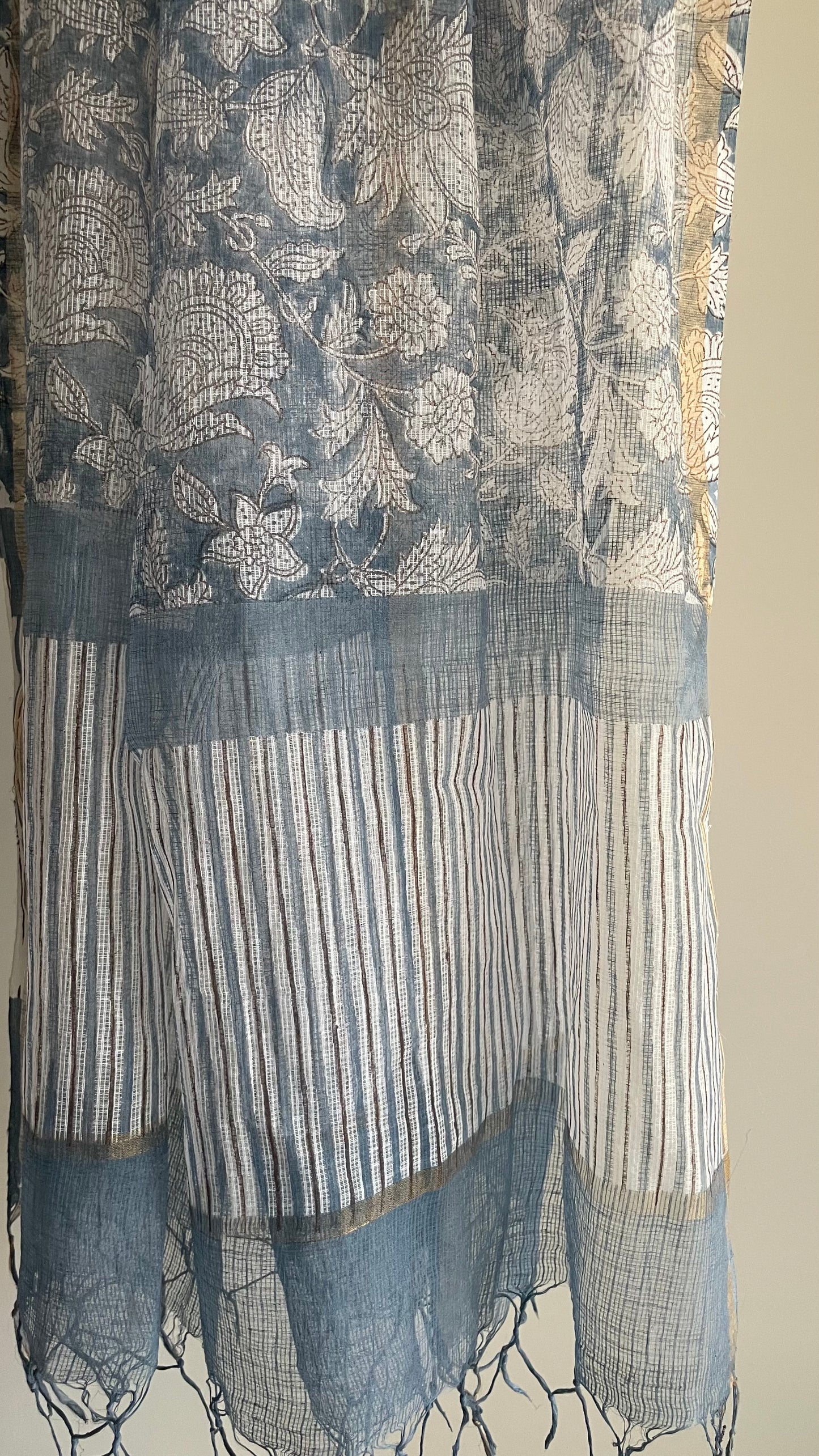 Butti & Stripe Hand block Printed Set