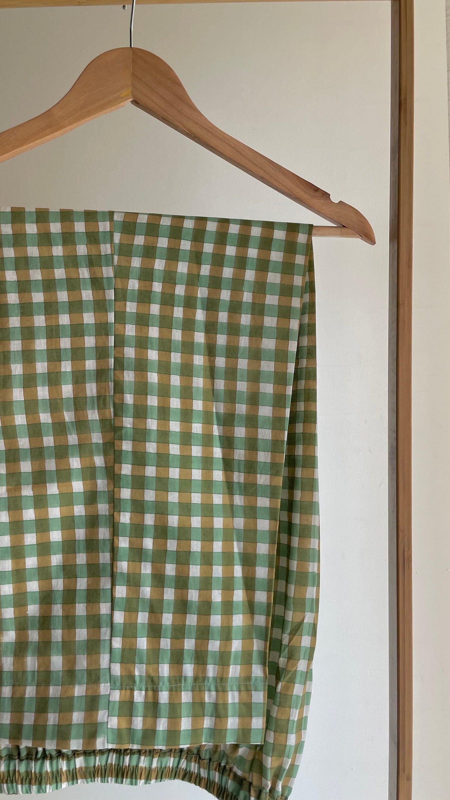Butti & Check Hand block Printed Set