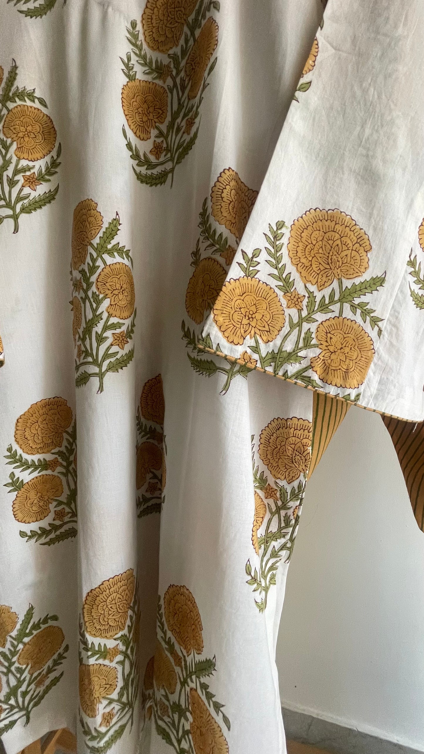 Sunflower Hand block printed Salwar Set