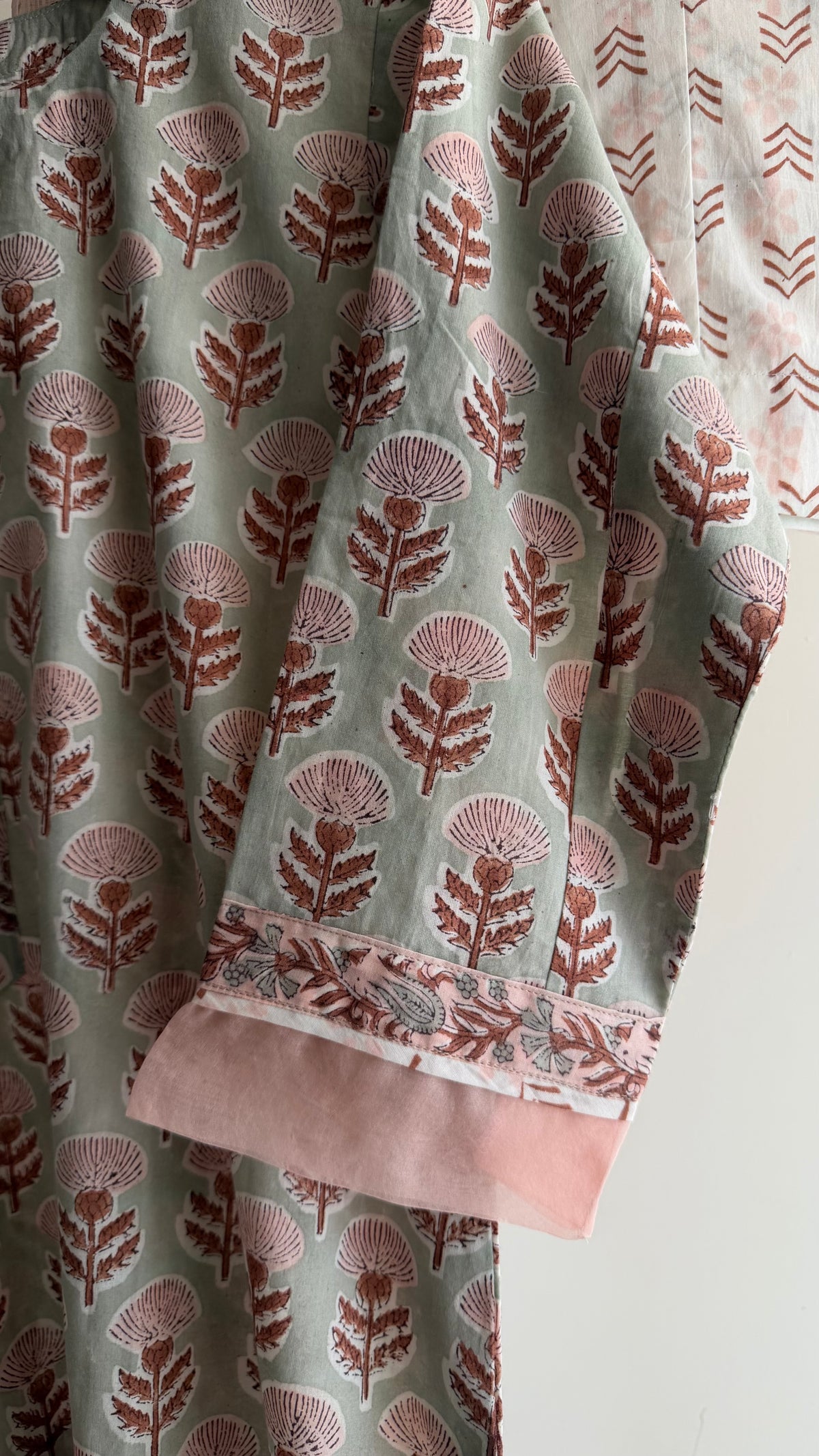 Pastel Butti Hand-Block Printed Set