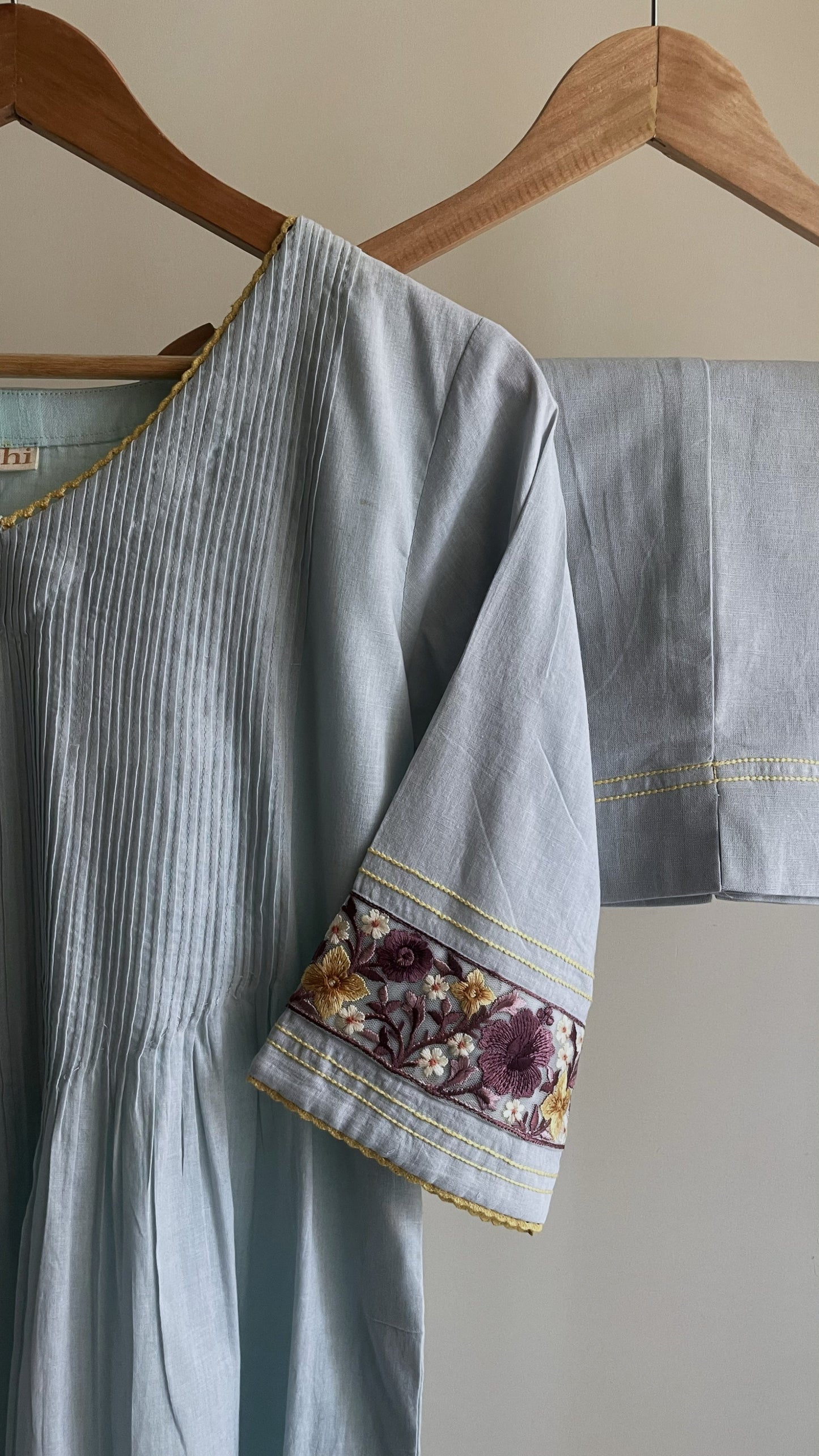Powder Blue Mul-Mul Set