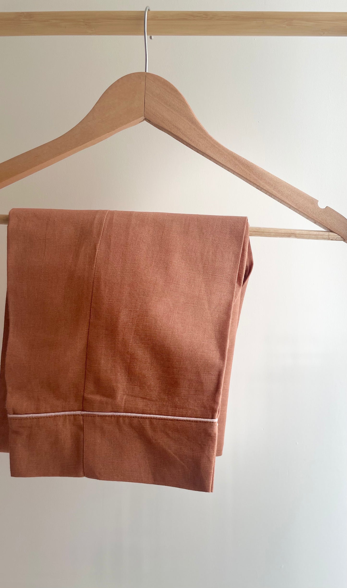 Copper Color suit with Floral Thread Embroidery