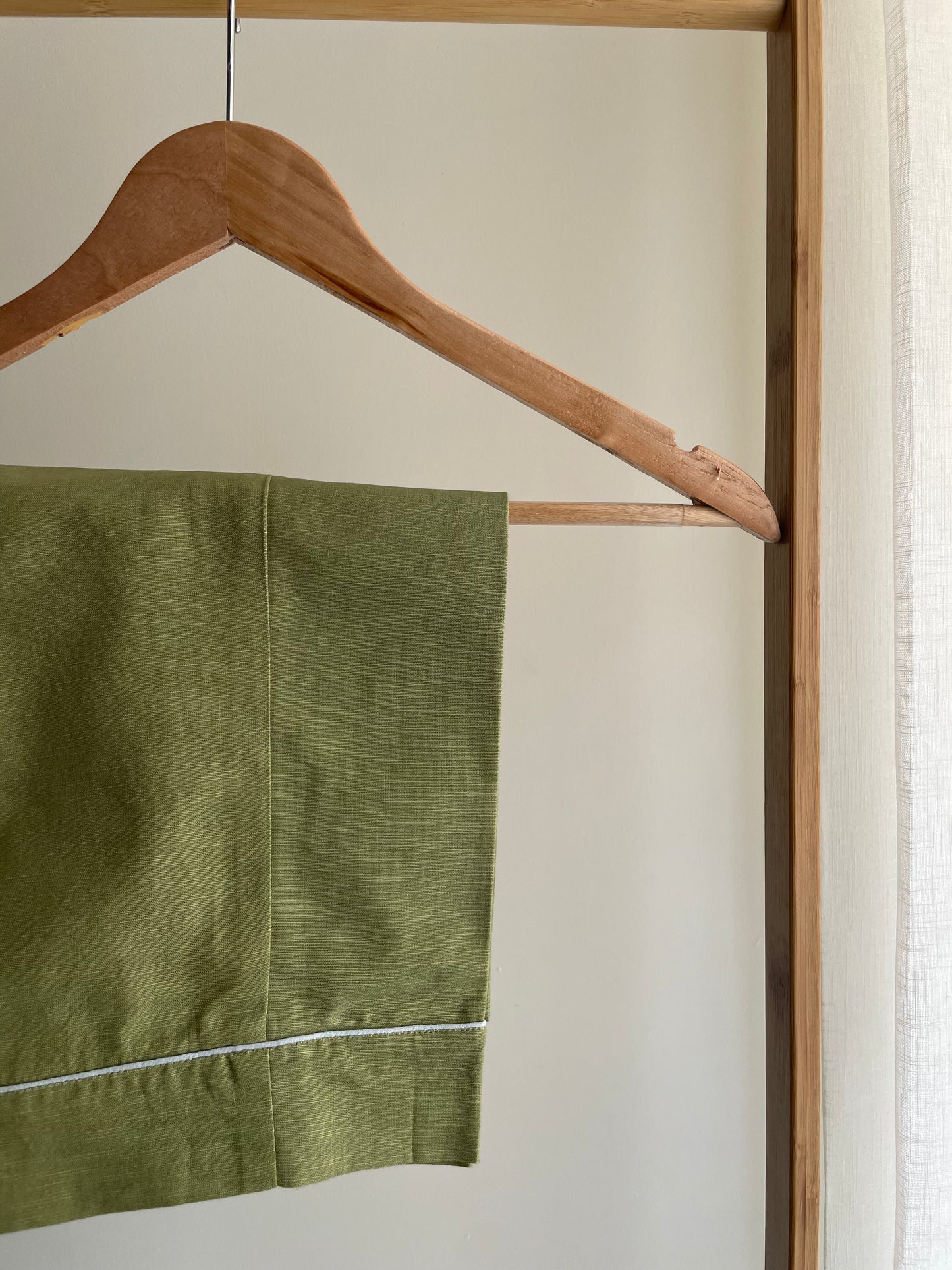 Green suit  with floral thread embroidery